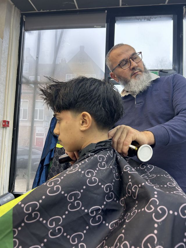 Fresh fade in the chair at Sam Barber, Linkfield Corner Redhill
